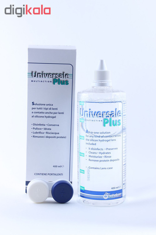 محلول شستشوی لنز شالکون مدل Universal Plus حجم 400 میلی لیتر