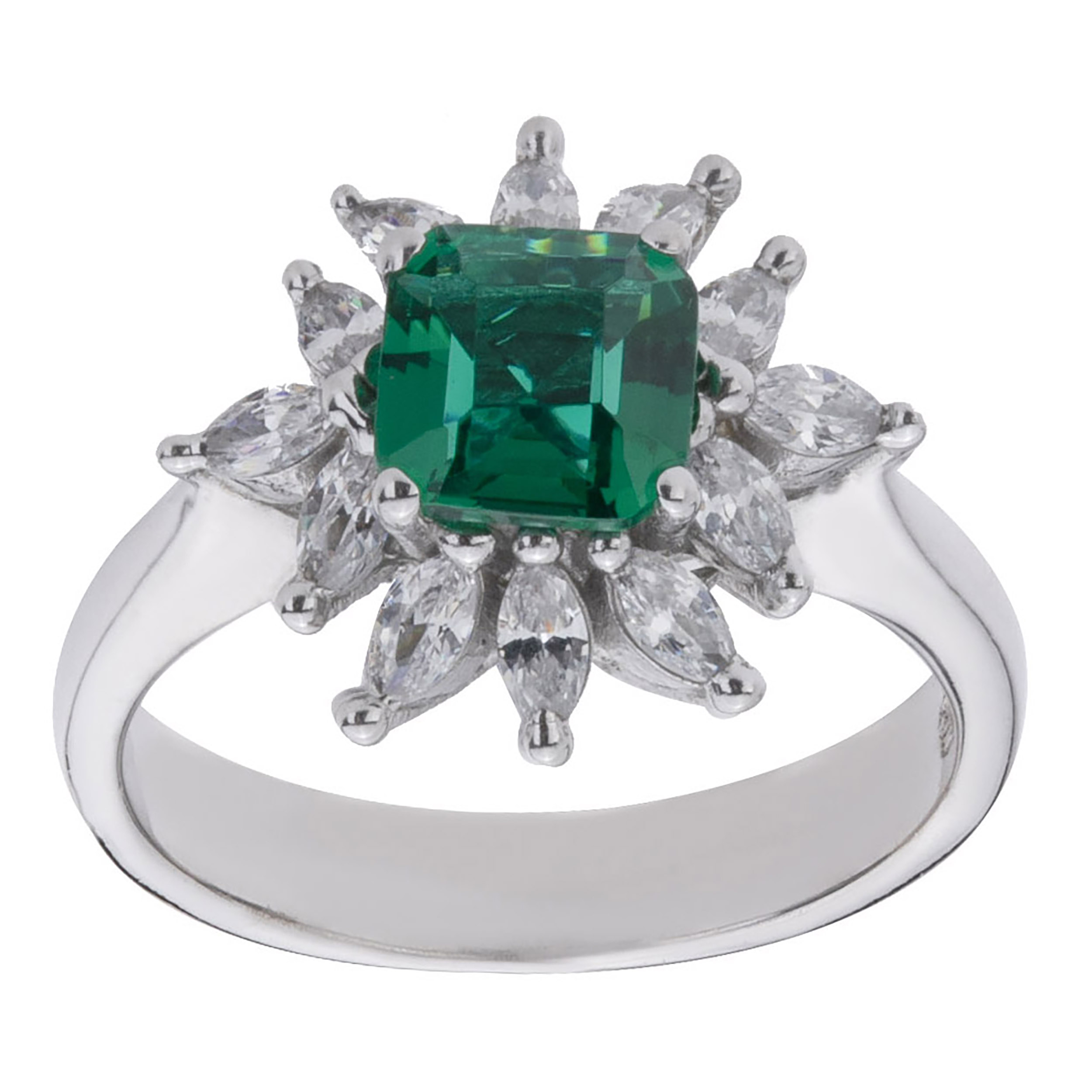 انگشتر زنانه نقره اکنو مدل OK4051