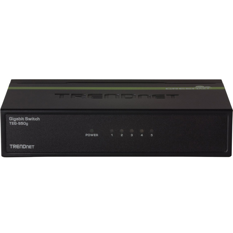 سوییچ 5 پورت گیگابیتی دسکتاپی ترندنت مدل GREENnet TEG-S50g