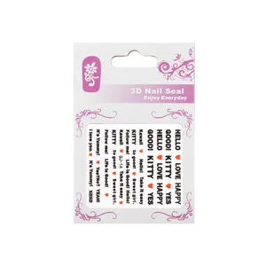 استیکر طراحی ناخن مدل QJ-14