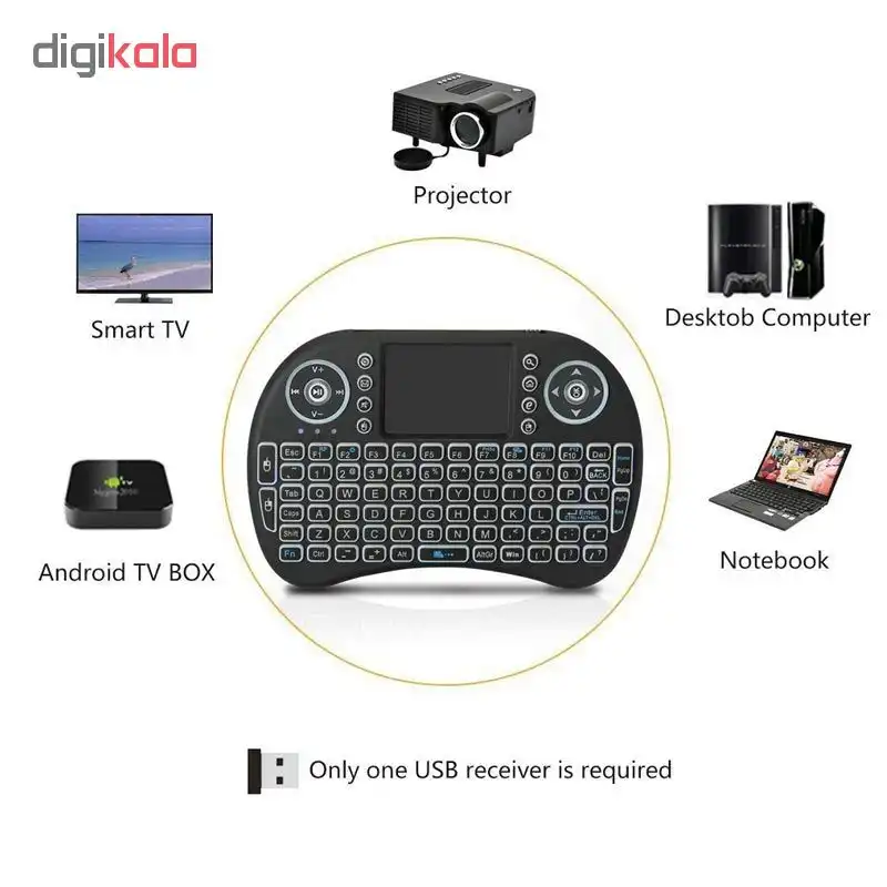 مینی کیبورد بی سیم کد 1020001125