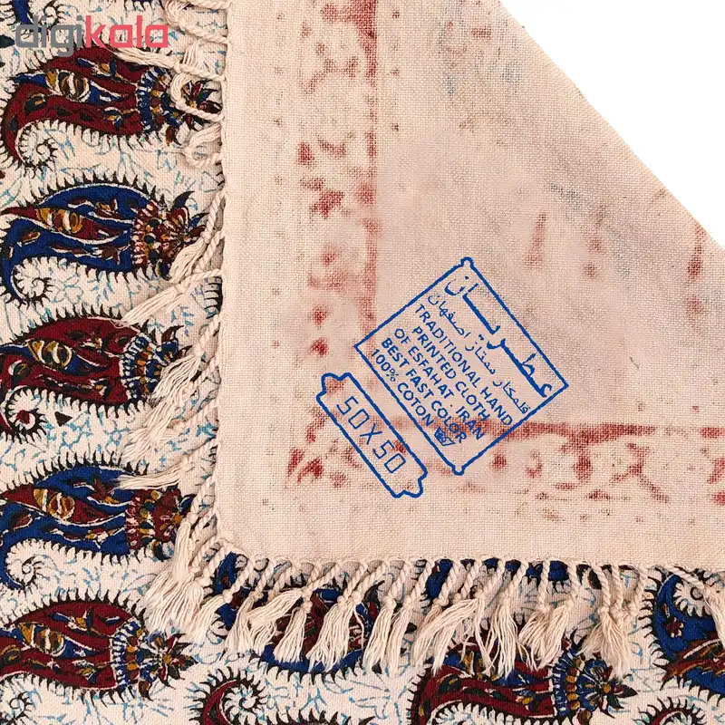 روميزي قلمكار عطريان طرح بته مدل G240