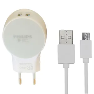 شارژر دیواری مدل PH-C308 به همراه کابل تبدیل microUSB