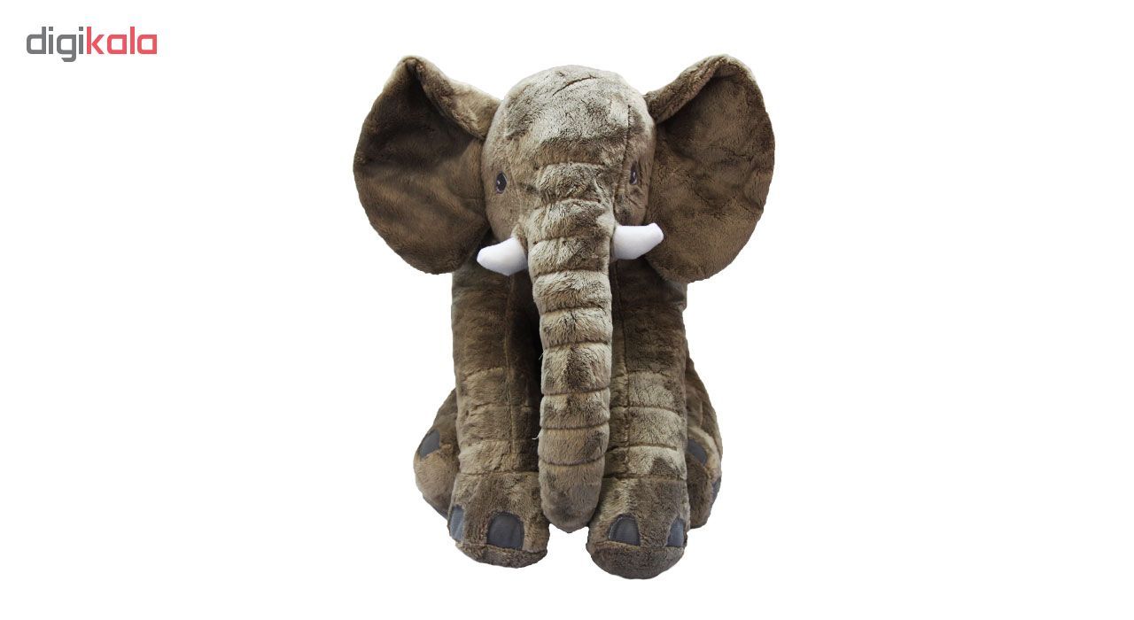 عروسک طرح فیل بالشتی مدل mommy elephant ارتفاع 40 سانتی متر