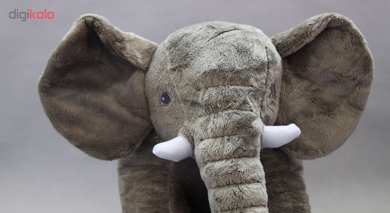 عروسک طرح فیل بالشتی مدل mommy elephant ارتفاع 40 سانتی متر