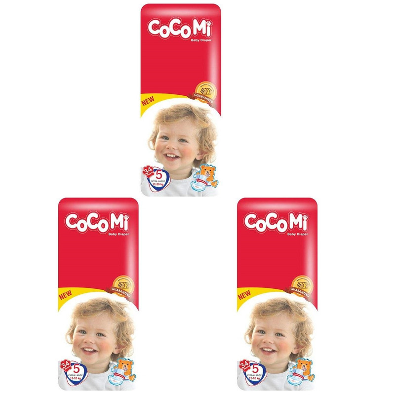 پوشک کوکومی مدل Eco34 سایز 5 بسته 3 عددی