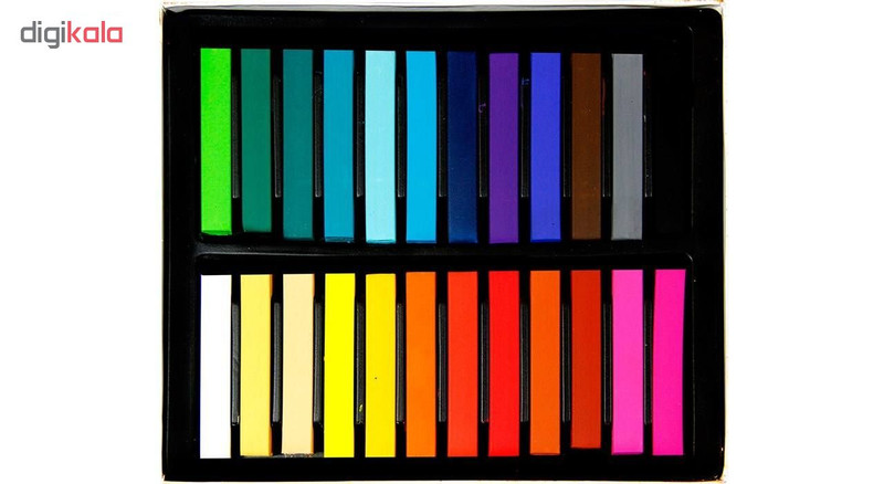 پاستل گچی 24 رنگ مونگیو مدل MP-24