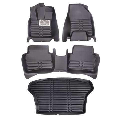 کفپوش سه بعدی خودرو کد 09 مناسب برای تویوتا پریوس به همراه کفپوش صندوق