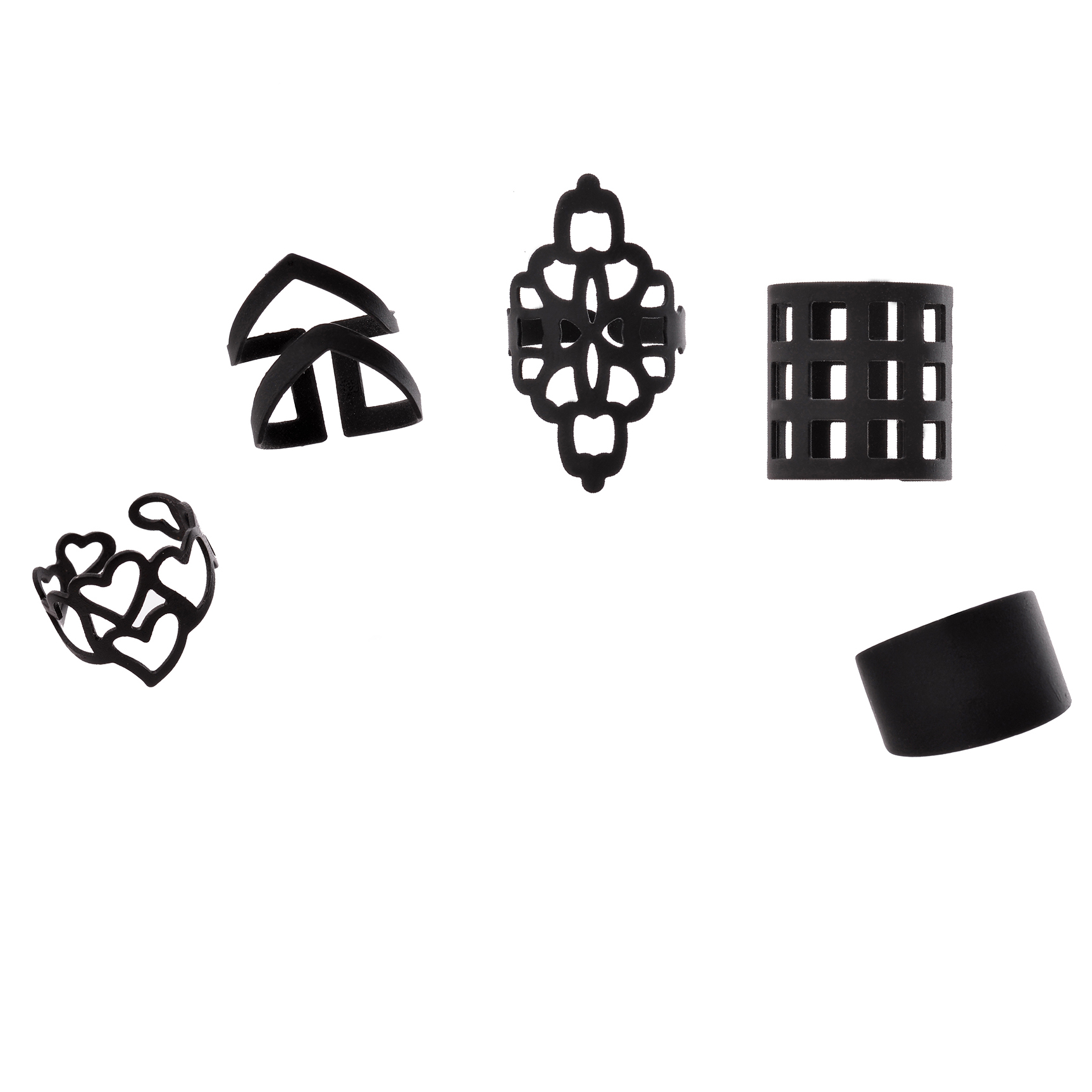 انگشتر زنانه کد AN1288 مجموعه 5 عددی