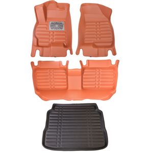 نقد و بررسی کفپوش سه بعدی خودرو کد 11 مناسب برای تیگو7 به همراه کفپوش صندوق خودرو توسط خریداران