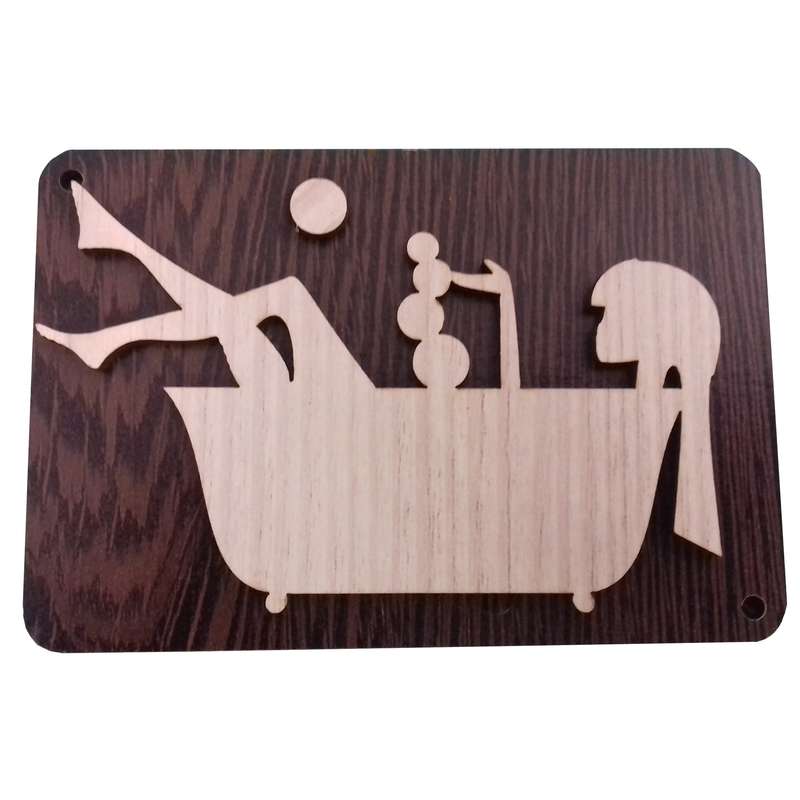 تابلو طرح نشانگر حمام مدل T1