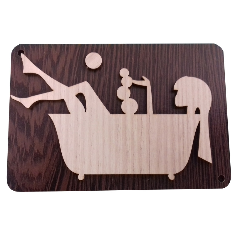 تابلو طرح نشانگر حمام مدل T1