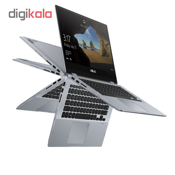 لپ تاپ 14 اینچی ایسوس مدل VivoBook Flip TP412UA - AP لپ تاپ 14 اینچی ایسوس مدل VivoBook Flip TP412UA - AP