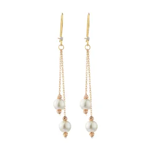 گوشواره طلا 18 عیار زنانه کد 1-65