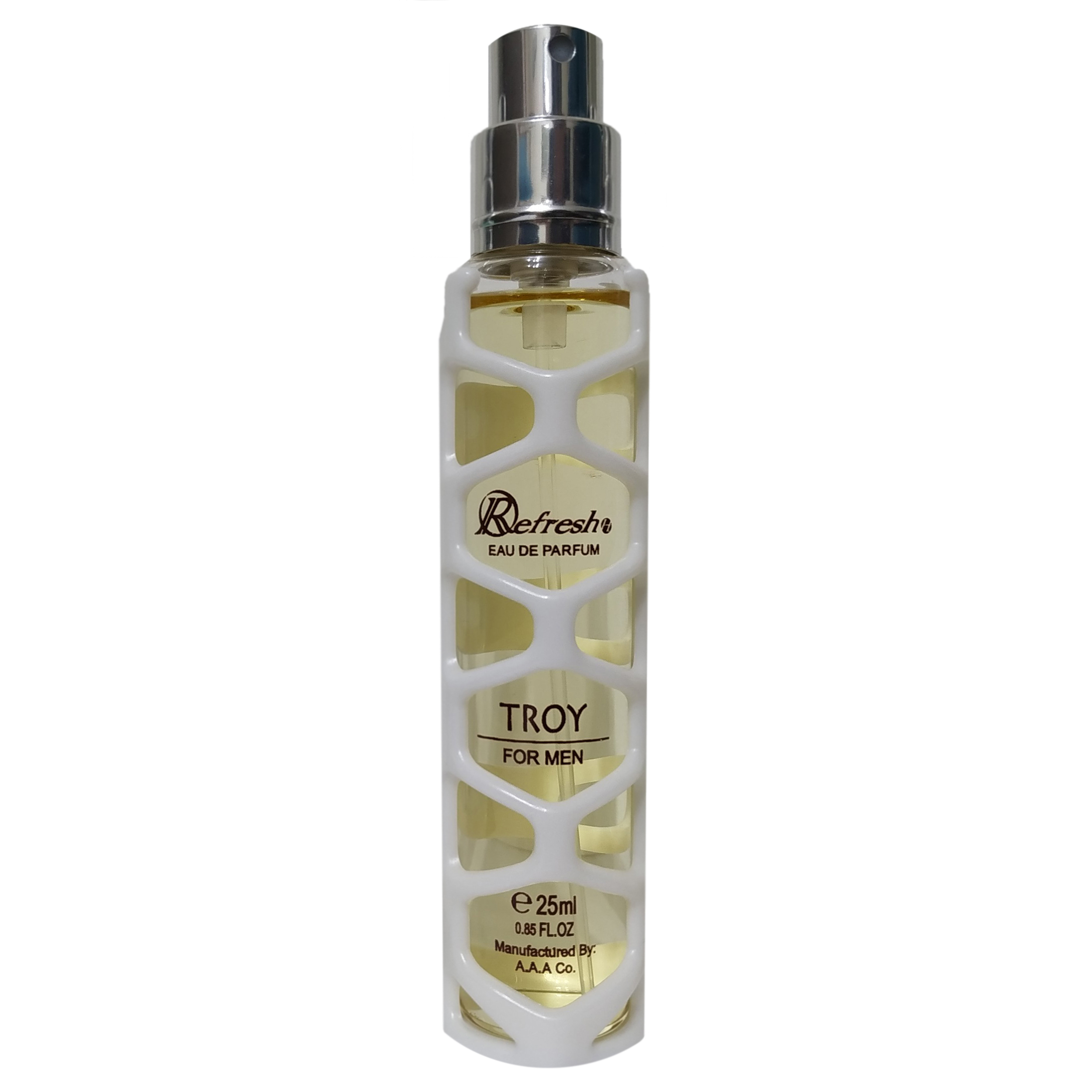 عطر جیبی مردانه رفرش مدل Troy حجم 25 میلی لیتر