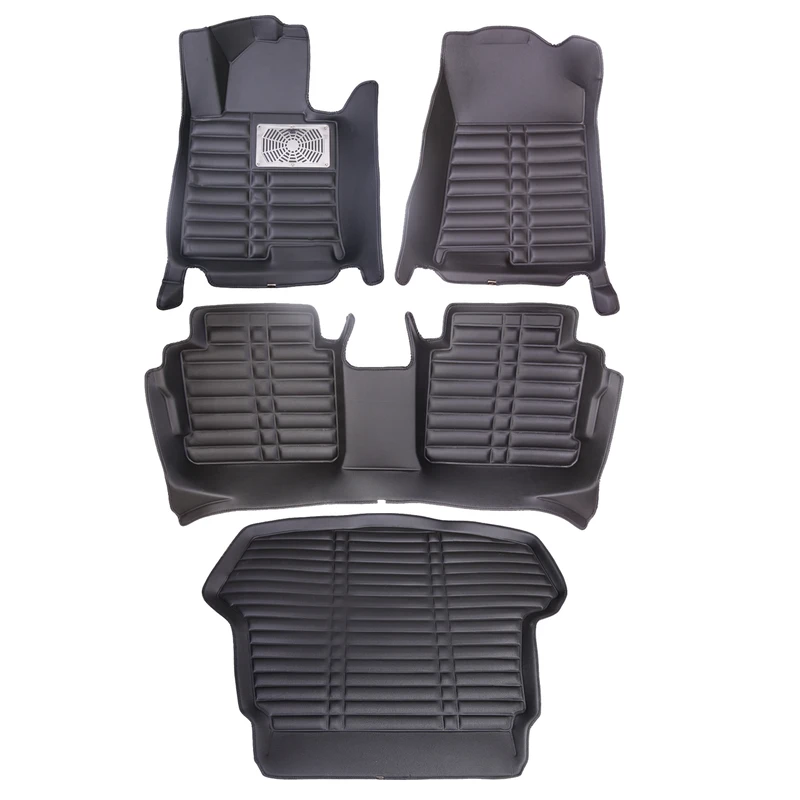 کفپوش سه بعدی خودرو کد 16 مناسب برای سوناتا 2016 به همراه کفپوش صندوق