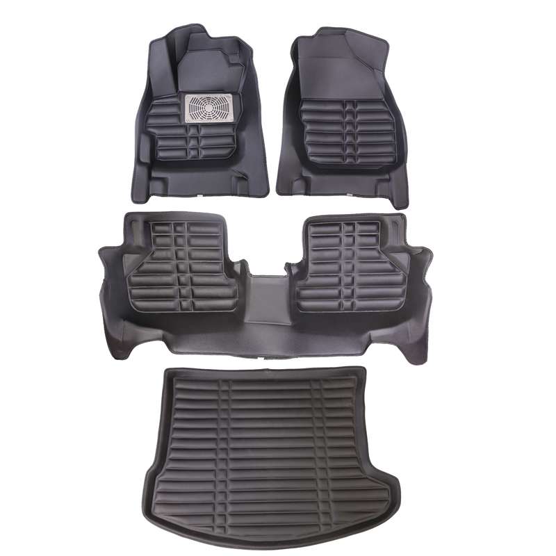 کفپوش سه بعدی خودرو کد 18 مناسب برای مزدا 3 به همراه کفپوش صندوق