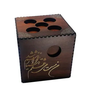 شمعدان طرح تاس عاشقانه کد CH-100-Love