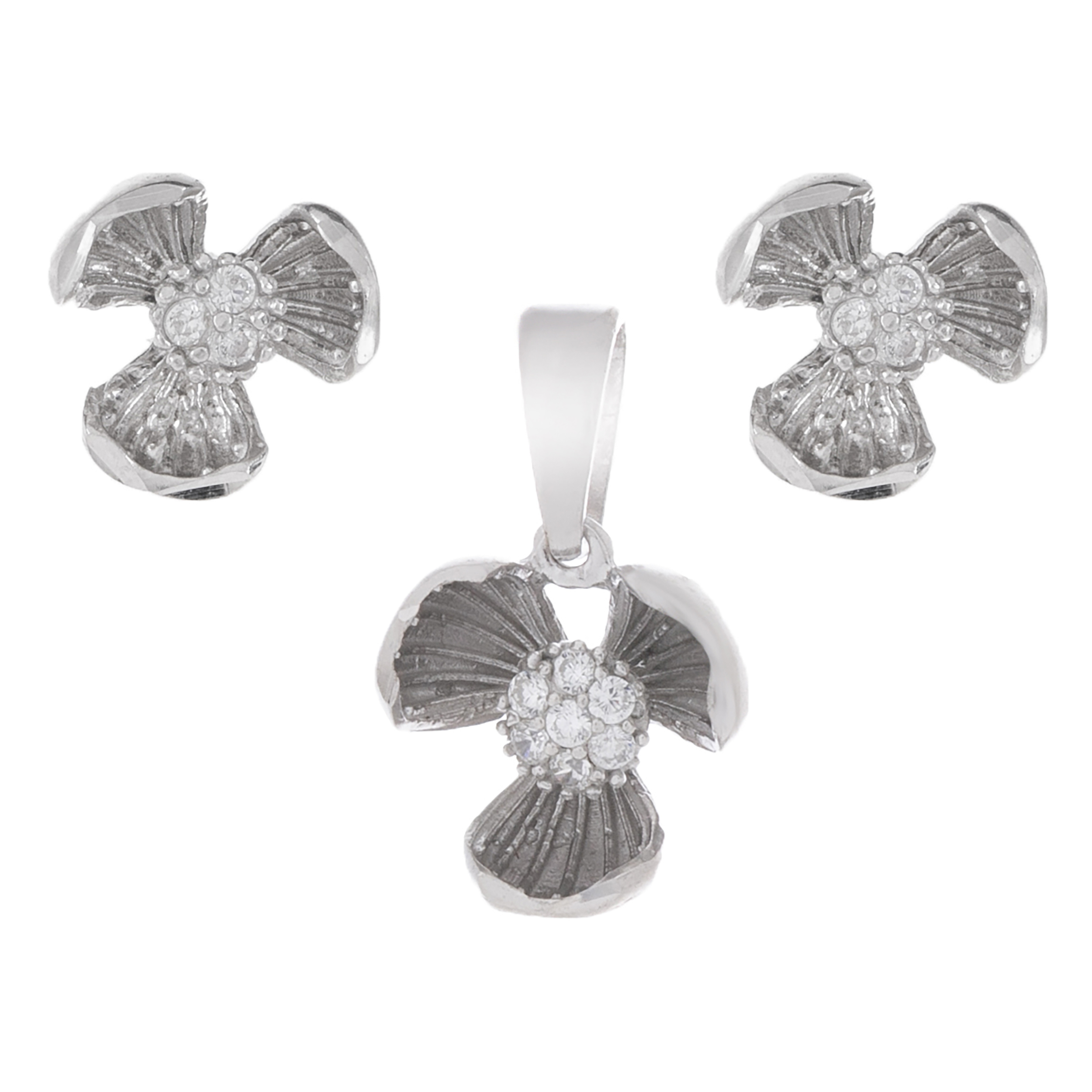 نیم ست نقره زنانه اکنو مدل OK4052