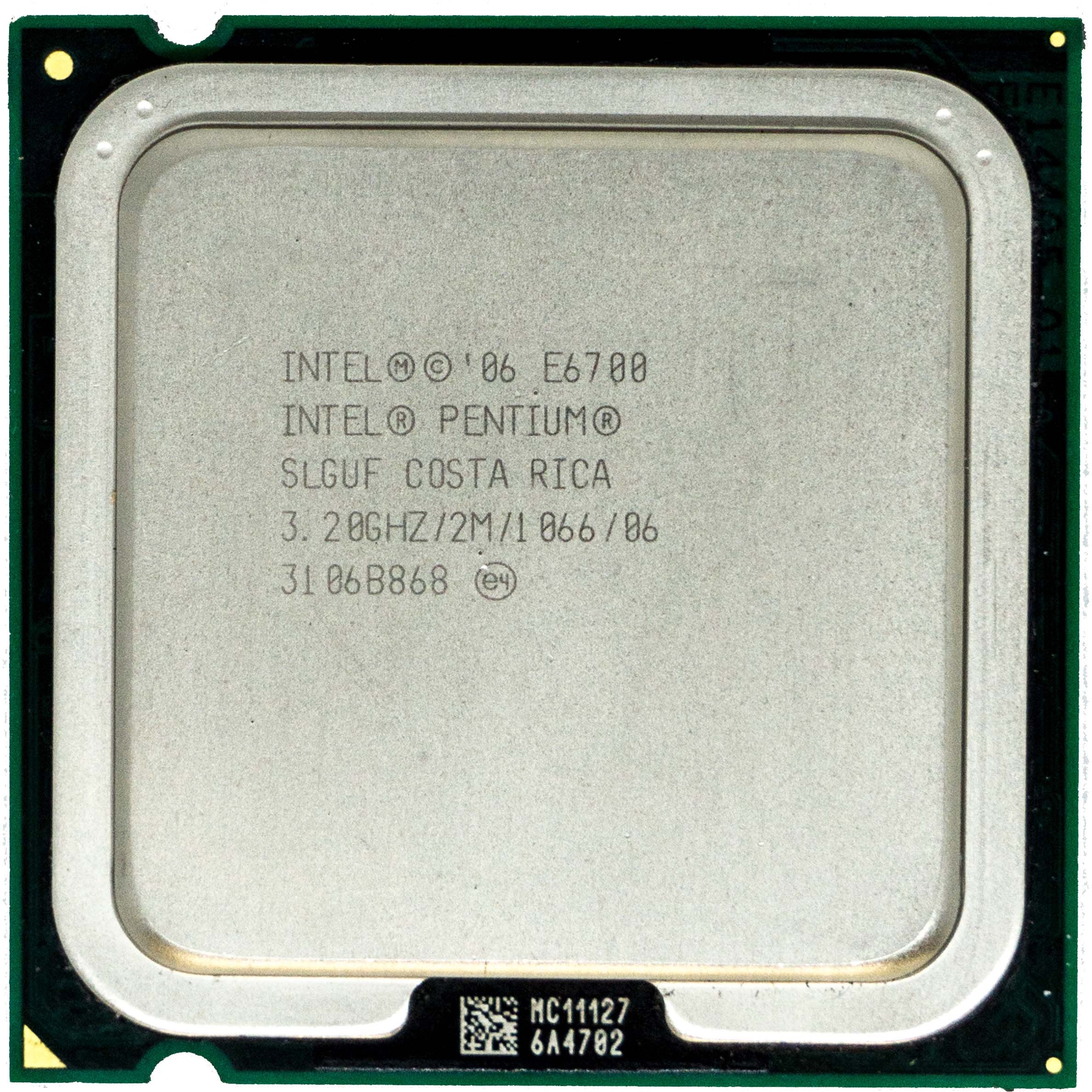 پردازنده مرکزی اینتل سری Wolfdale مدل Pentium E6700