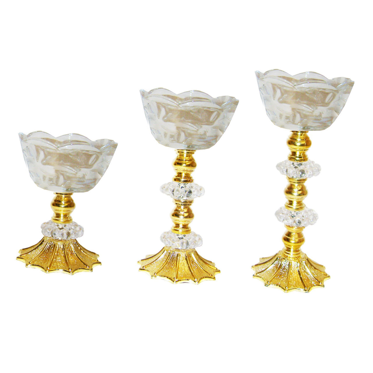 شمعدان کد 4488LK مجموعه 3 عددی