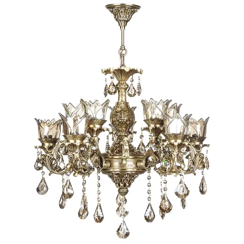 لوستر 10 شعله چشمه نور مدل M3416.5+5-A