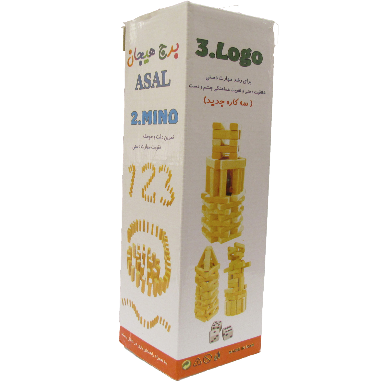 بازی فکری جنگا  مدل برج عسل 001