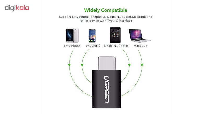 مبدل USB-C به microUsb یوگرین مدل US157