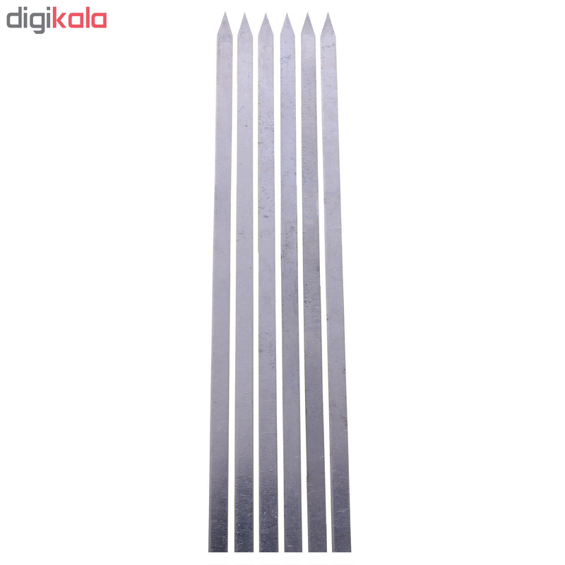 سیخ جوجه کباب مدل A520 بسته 6 عددی