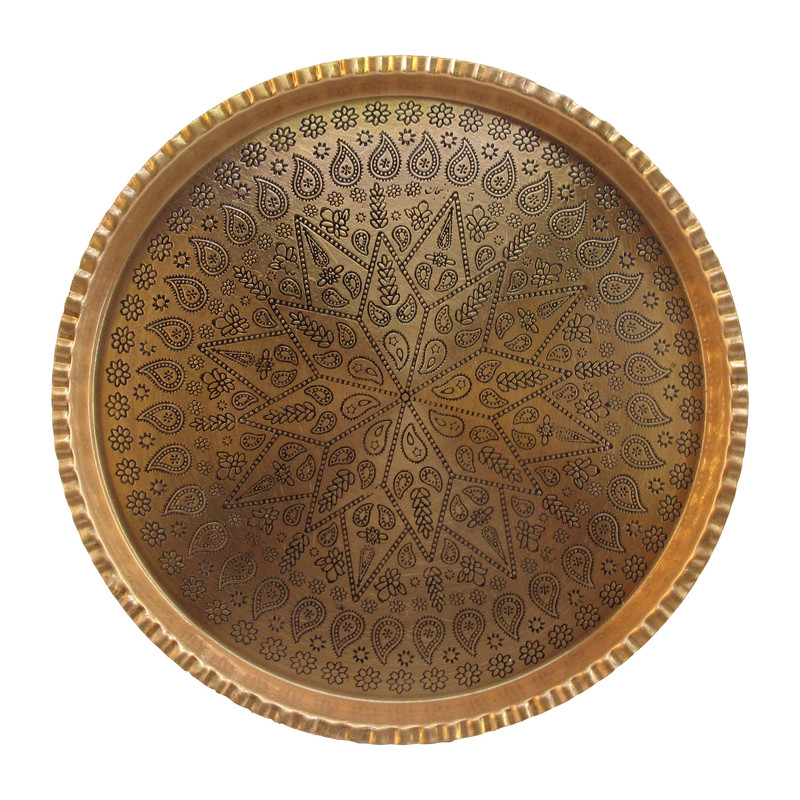 سینی مسی مدل آبنوس کد 8