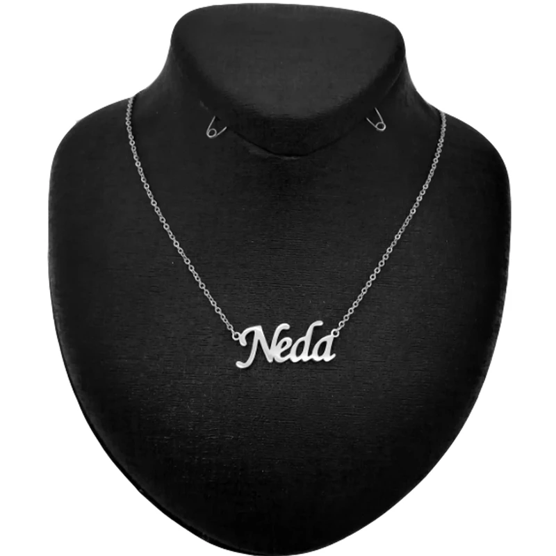 گردنبند زنانه طرح اسم ندا کد B161