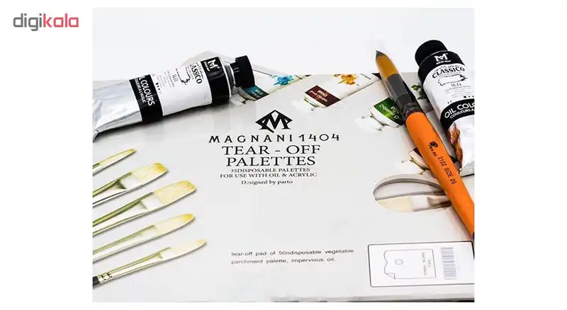 پالت مگنانی مدل کاغذی بسته 35 عددی