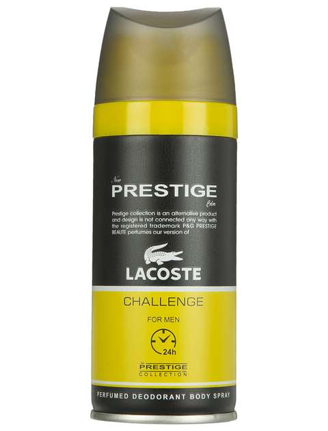 اسپری خوشبو کننده بدن مردانه پرستیژ مدل Lacoste Challenge حجم 150 میلی لیتر