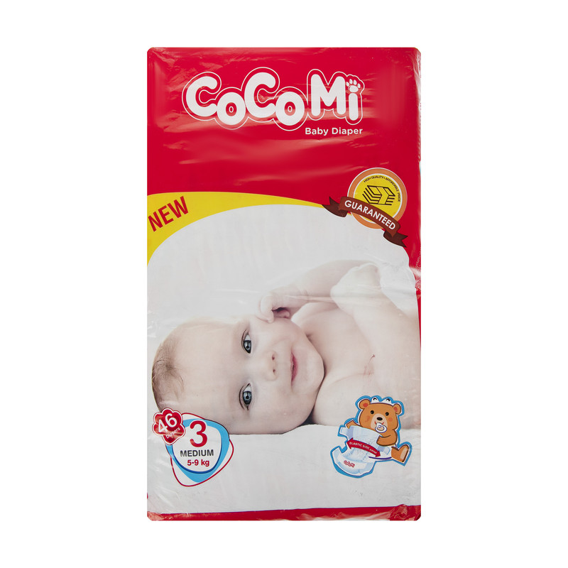 پوشک کوکومی مدل Red سایز 3 بسته 46 عددی