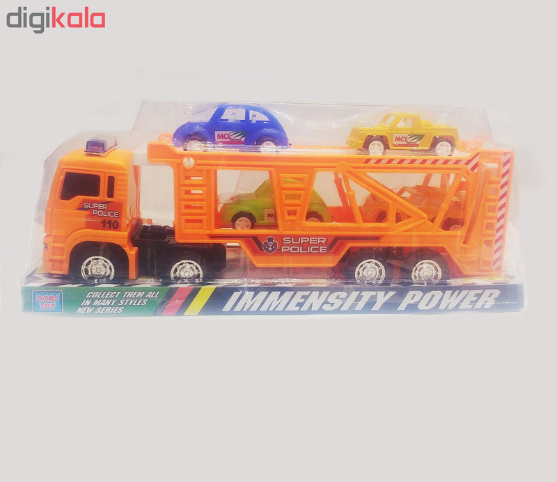 ماشین بازی طرح تریلی ماشین بر مدل Immensity Power مجموعه 5 عددی