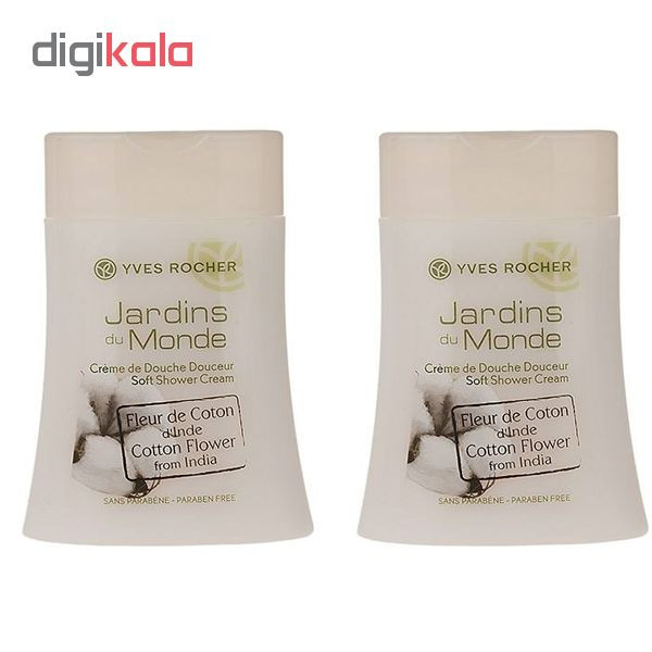شامپو بدن ایو روشه سری Jardins Du Monde مدل Cotton Flower حجم 200 میلی لیتر مجموعه 2 عددی شامپو بدن ایو روشه سری Jardins Du Monde مدل Cotton Flower حجم 200 میلی لیتر مجموعه 2 عددی