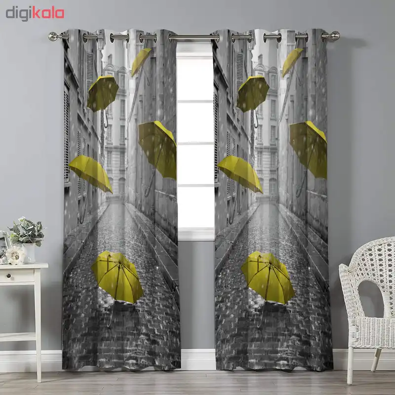 پرده نیروانا مدل pm628 سایز 280 × 140 سانتی متر