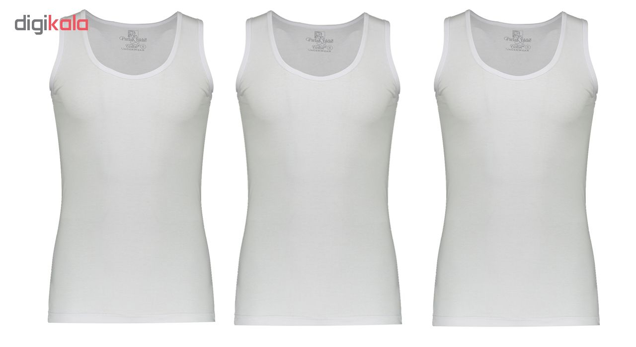 زیرپوش مردانه پارلاک یلدیز کد 4001 بسته 3 عددی