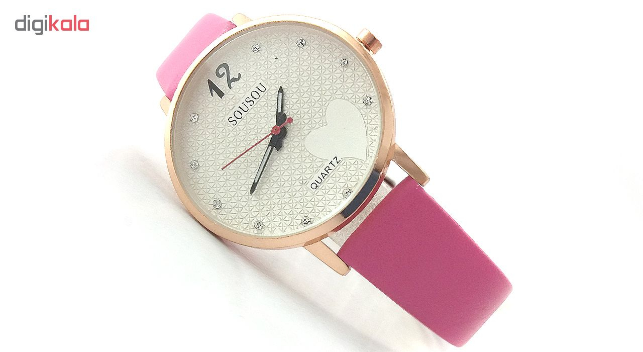 ساعت مچی عقربه ای زنانه سوسو مدل HEART 2558