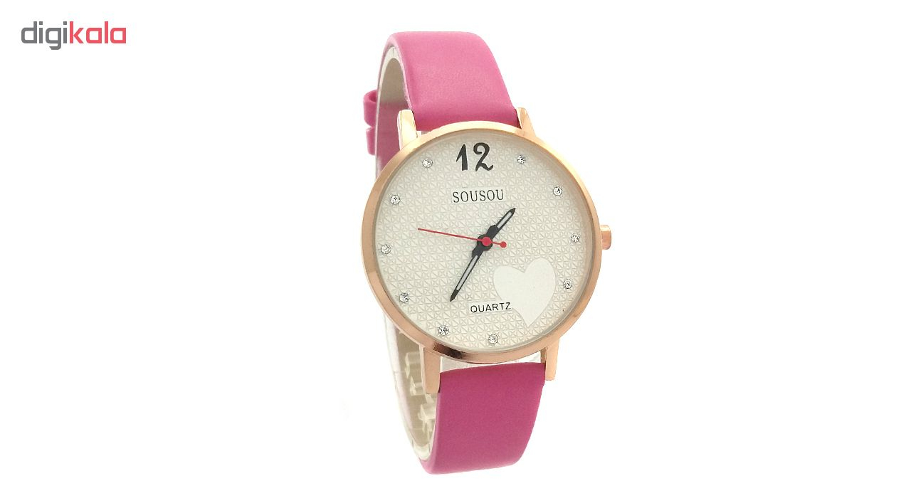 ساعت مچی عقربه ای زنانه سوسو مدل HEART 2558