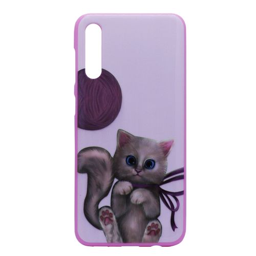 کاور طرح gray cat کد pi-02 مناسب برای گوشی موبایل سامسونگ Galaxy A7 2018