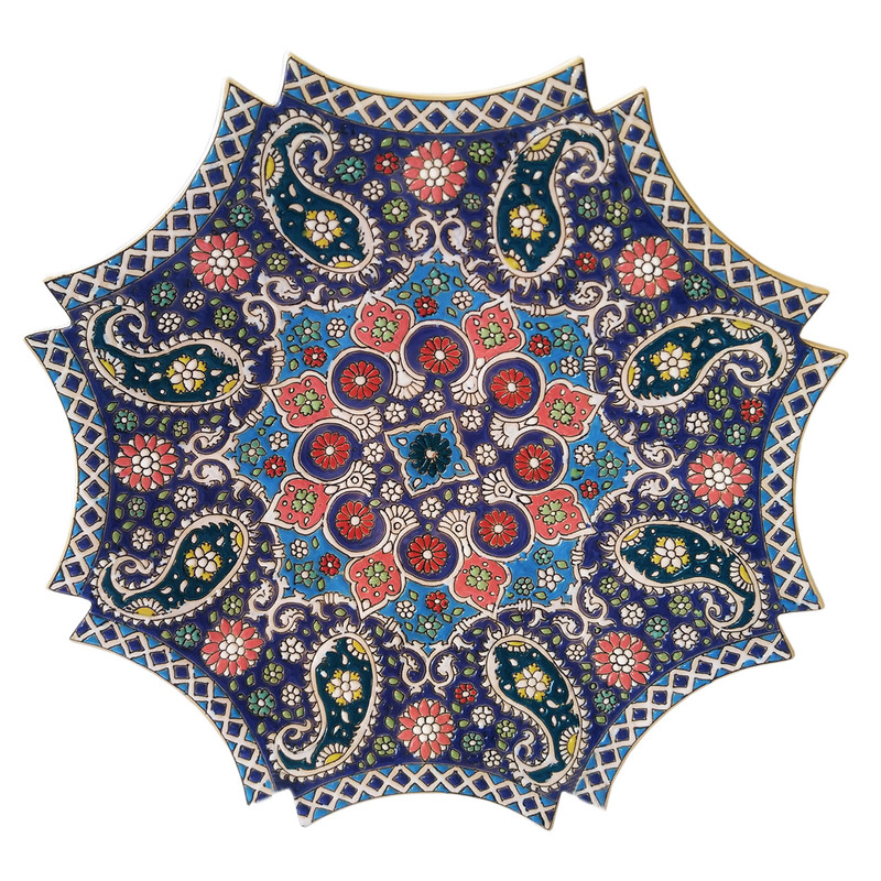 بشقاب میناکاری کد M229