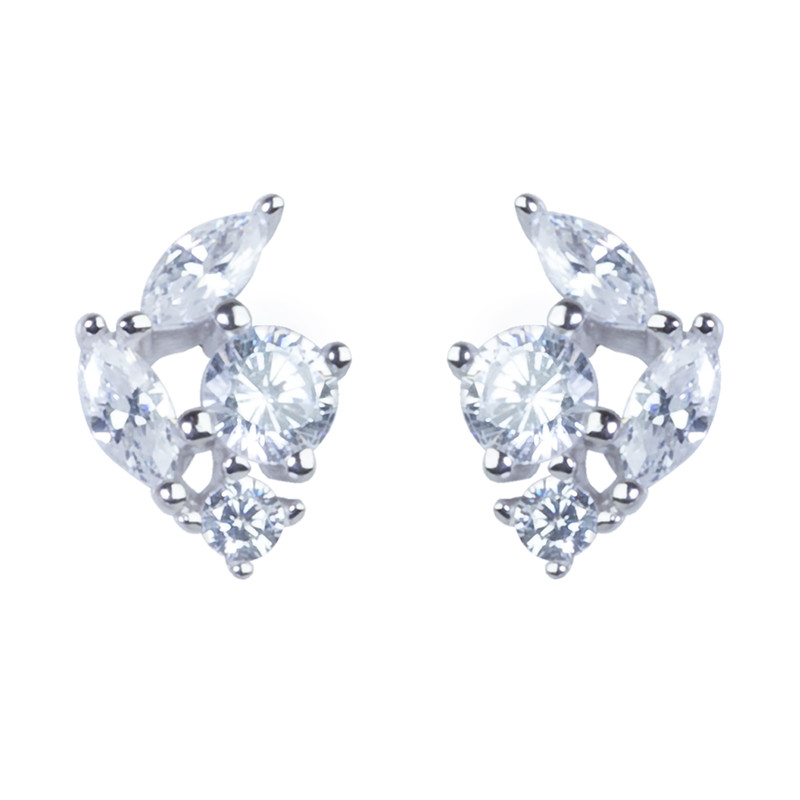 گوشواره نقره زنانه اقلیمه کد EN319 گوشواره نقره زنانه اقلیمه کد EN319