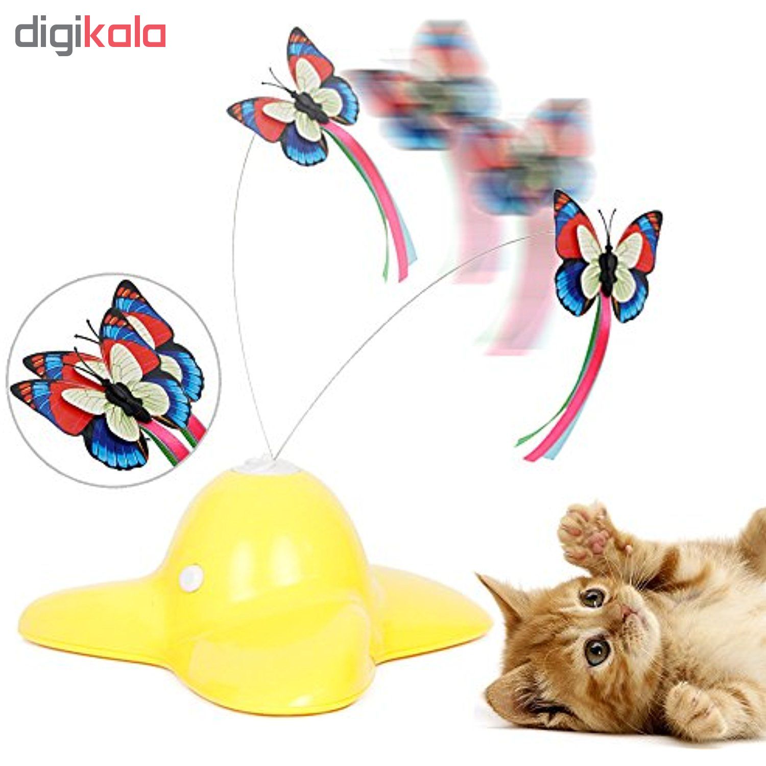 اسباب بازی گربه مدل پروانه کد YB-21