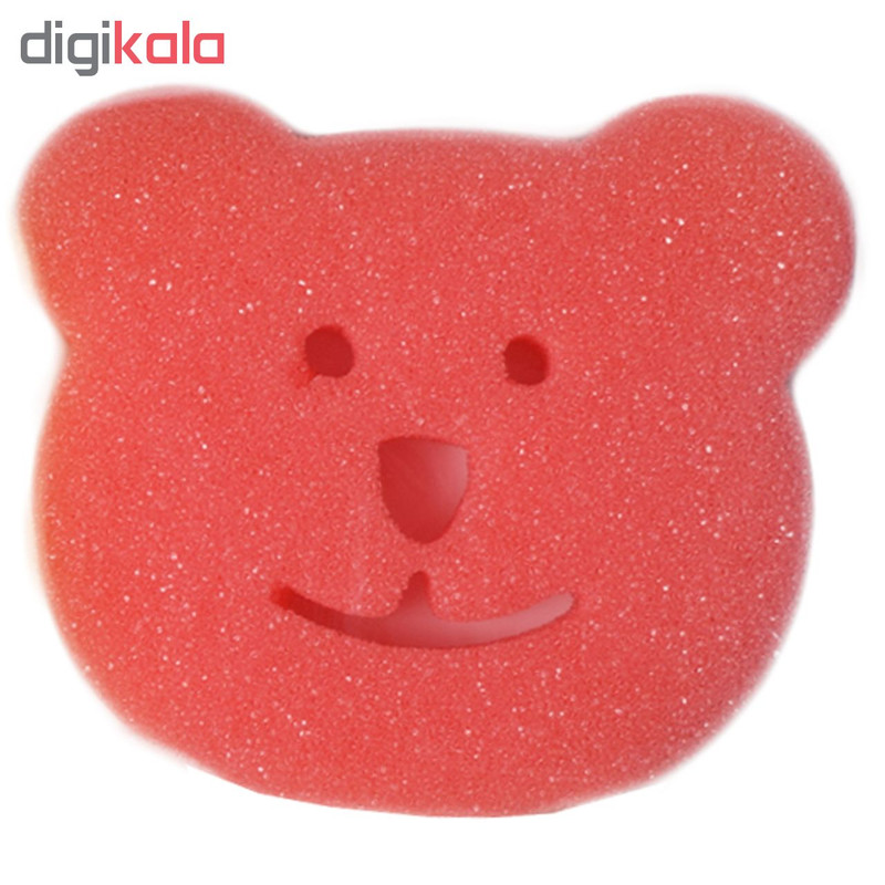 اسفنج حمام کودک ببکیوی طرح خرس مجموعه 4 عددی