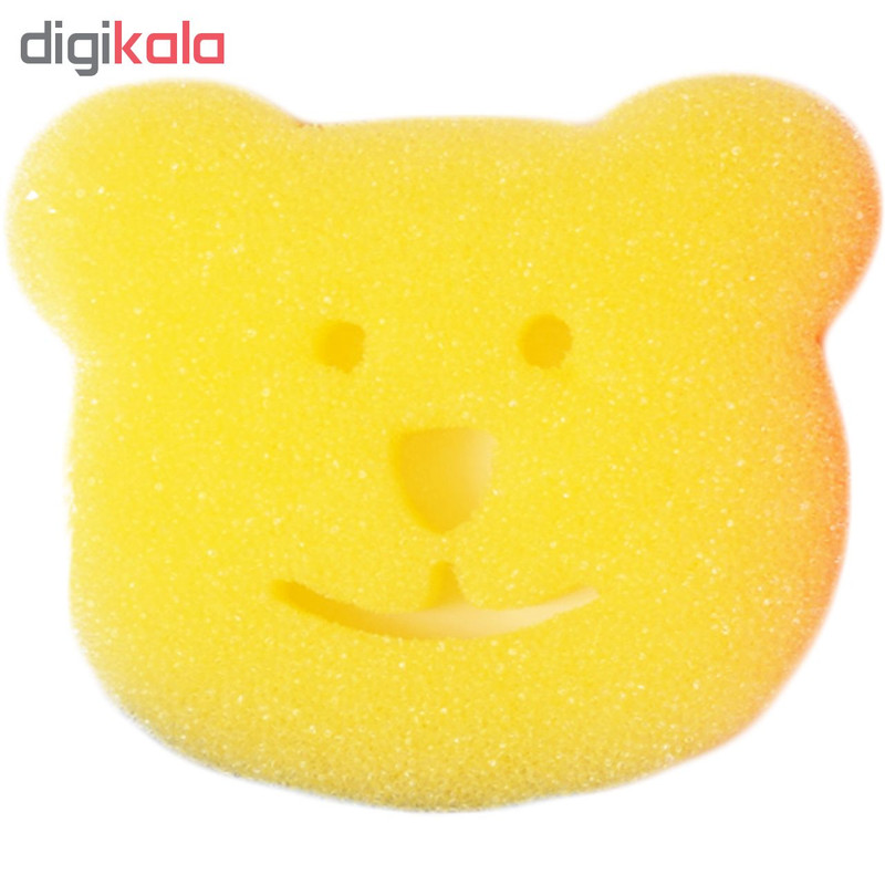 اسفنج حمام کودک ببکیوی طرح خرس مجموعه 4 عددی