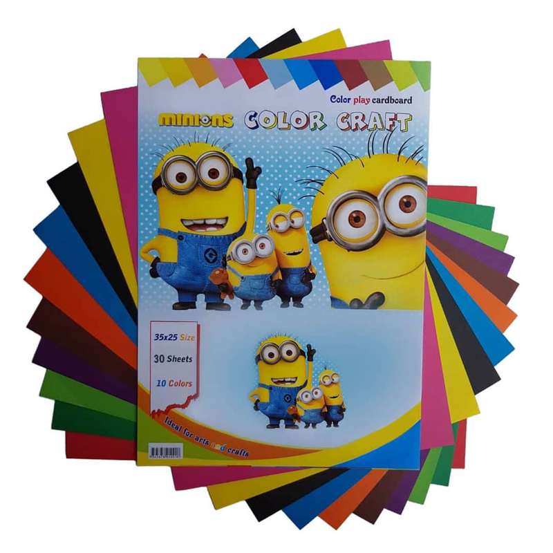 مقوا رنگی کد C3010 سایز 25×35 سانتی متر بسته 30 عددی
