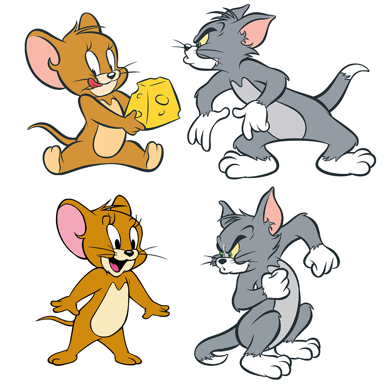 استیکر کلید پریز صالسو آرت طرح tom va jerry mjr