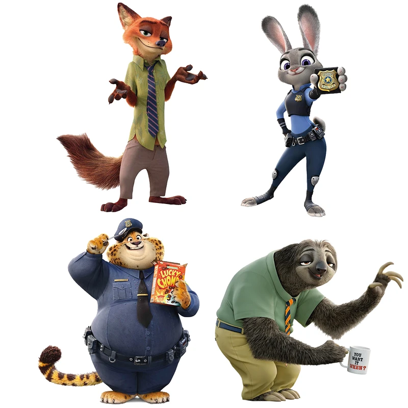 استیکر کلید پریز صالسو آرت مدل zootopia mjr