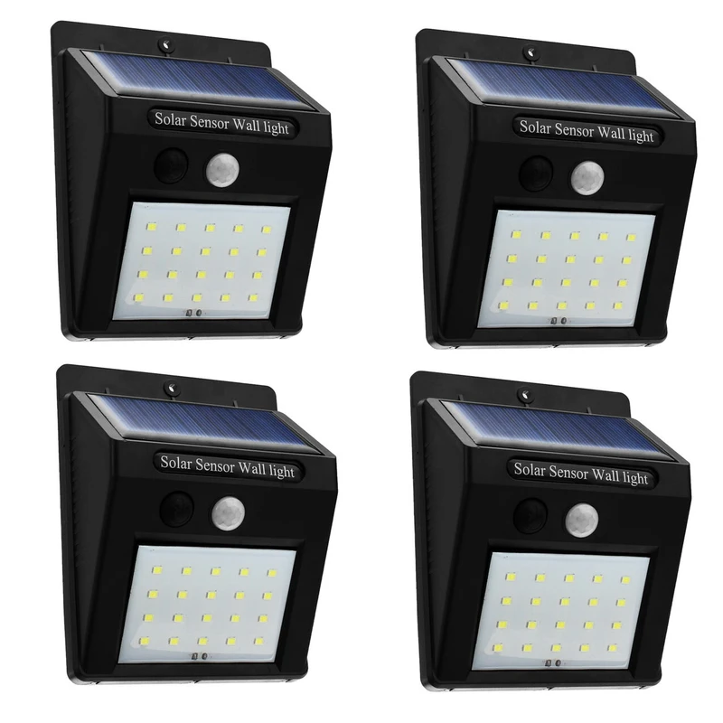 چراغ خورشیدی 4 وات مدل NS30 بسته 4 عددی